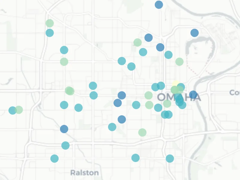 Mapping Omaha Bikes